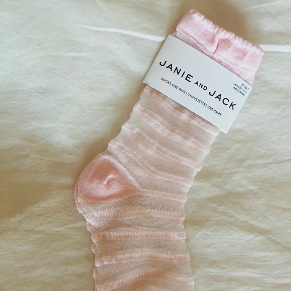 Janie and Jack Other - Elegant and pretty translucent socks 🧦🌸 Janie and Jack size 2-3T